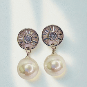 Vintage Coin Pearl Drops