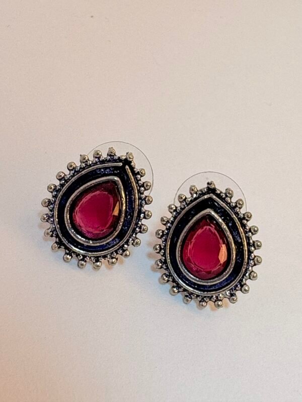 Royal Red Chand Teardrops