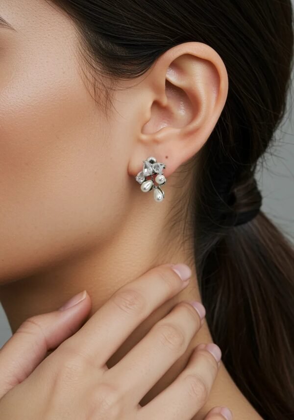 Pearl Petal Studs
